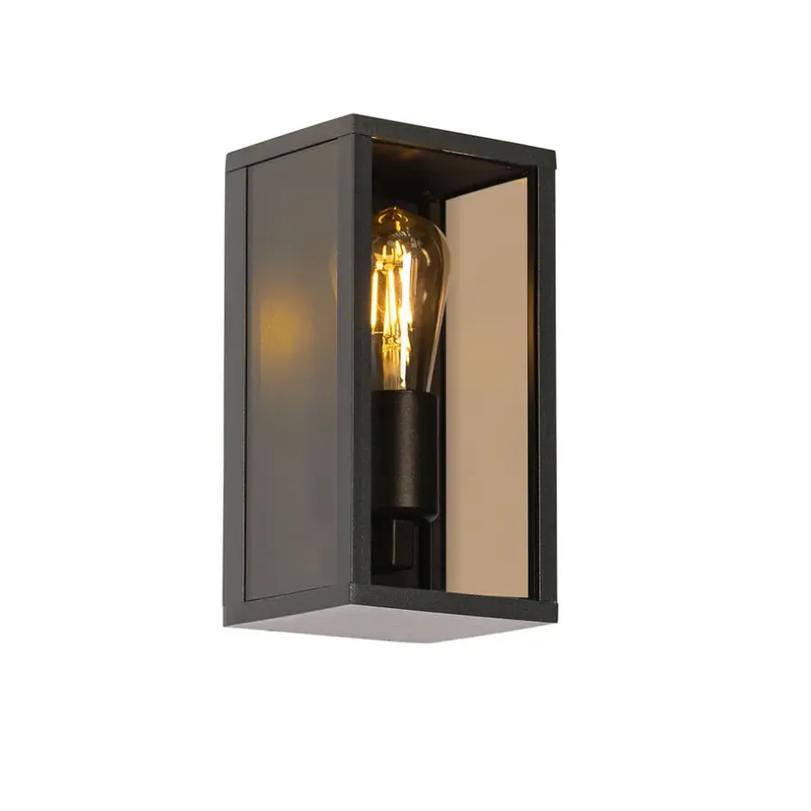 Wandlampen-QAZQA wandlampen buiten charlois bruin e27