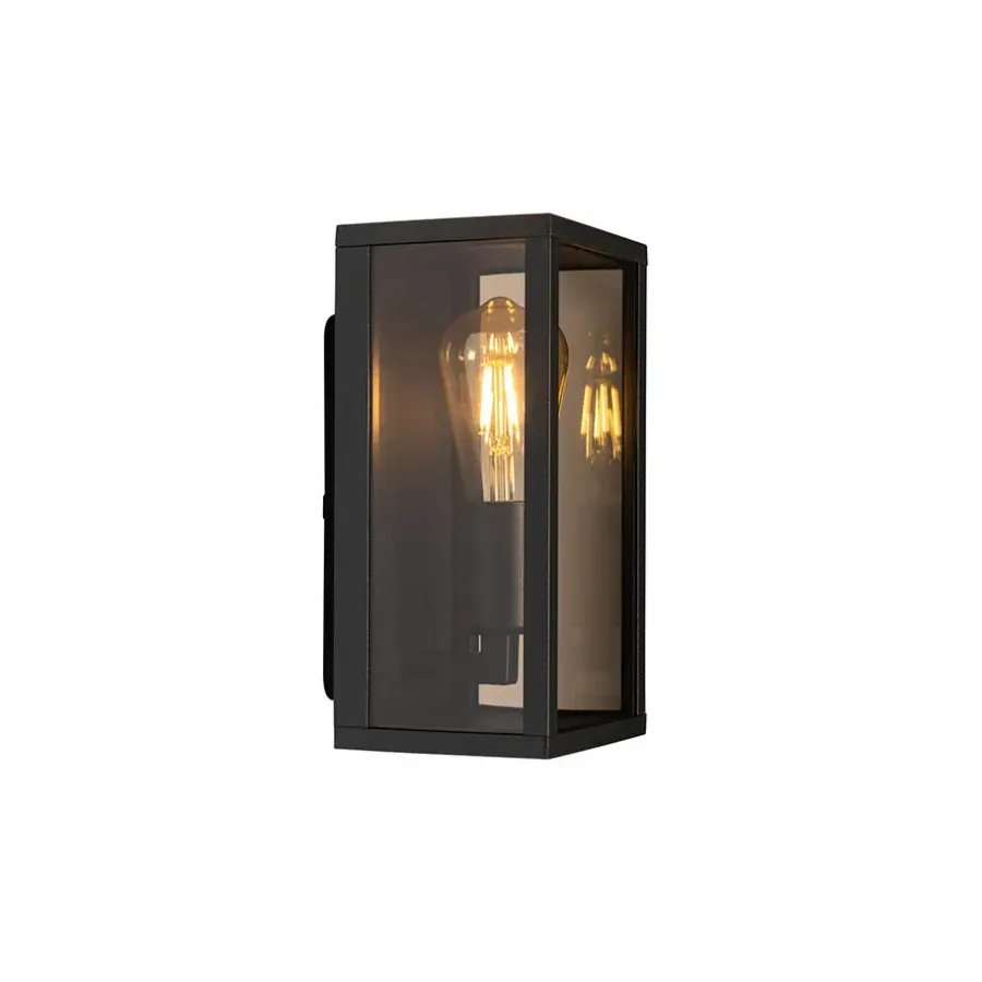 Wandlampen-QAZQA wandlampen buiten charlois bruin e27