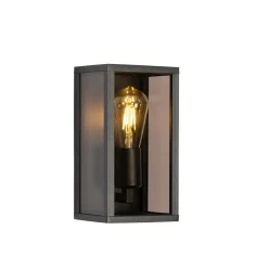 Wandlampen-QAZQA wandlampen buiten charlois bruin e27