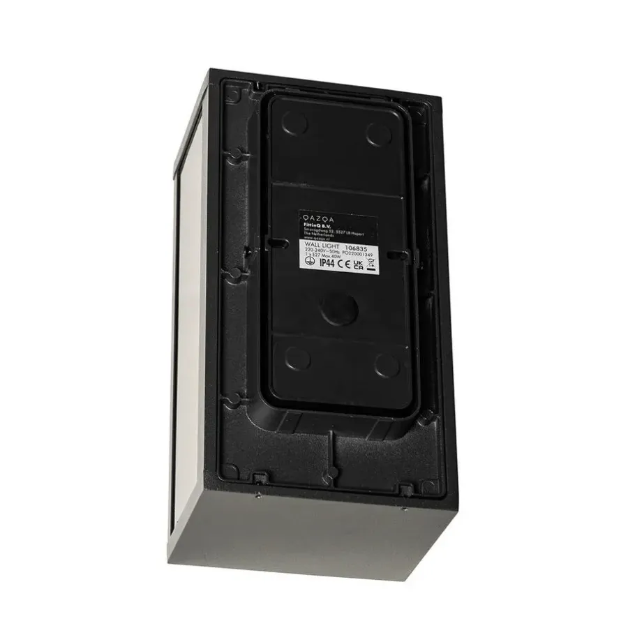 Wandlampen-QAZQA wandlampen buiten charlois bruin e27
