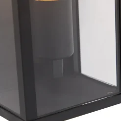 Wandlampen-QAZQA wandlampen buiten charlois zwart e27