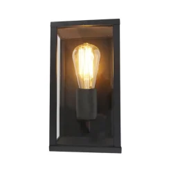 Wandlampen-QAZQA wandlampen buiten charlois zwart e27