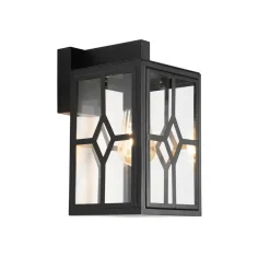 Wandlampen-QAZQA wandlampen buiten dover zwart e27