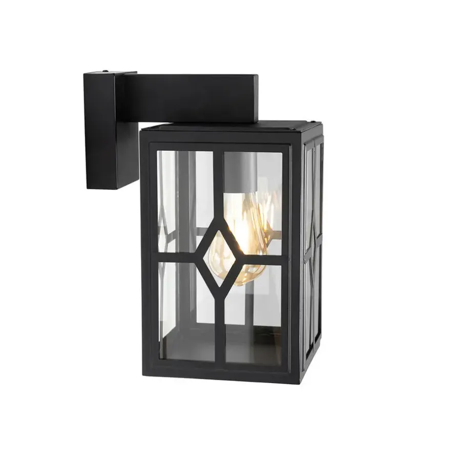 Wandlampen-QAZQA wandlampen buiten dover zwart e27