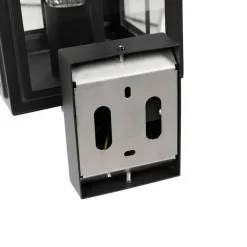 Wandlampen-QAZQA wandlampen buiten dover zwart e27