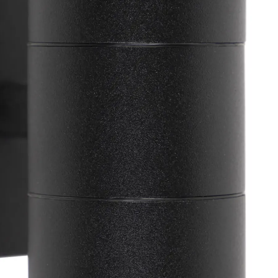 QAZQA wandlampen buiten duo zwart gu10