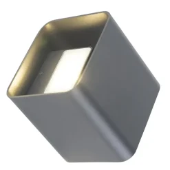 Wandlampen-QAZQA wandlampen buiten evi grijs geïntegreerde led