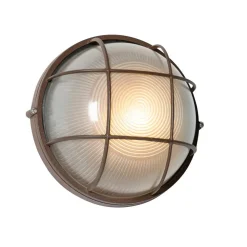 QAZQA wandlampen buiten hanneke bronskleurig e27