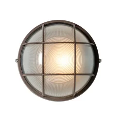QAZQA wandlampen buiten hanneke bronskleurig e27