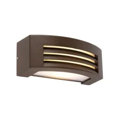 Wandlampen-QAZQA wandlampen buiten hurricane bronskleurig e27