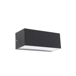 QAZQA wandlampen buiten houks zwart e27