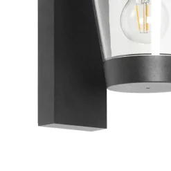 Wandlampen-QAZQA wandlampen buiten joren zwart e27