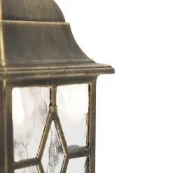 Buitenverlichting|Wandlampen-QAZQA wandlampen buiten london bruin e27