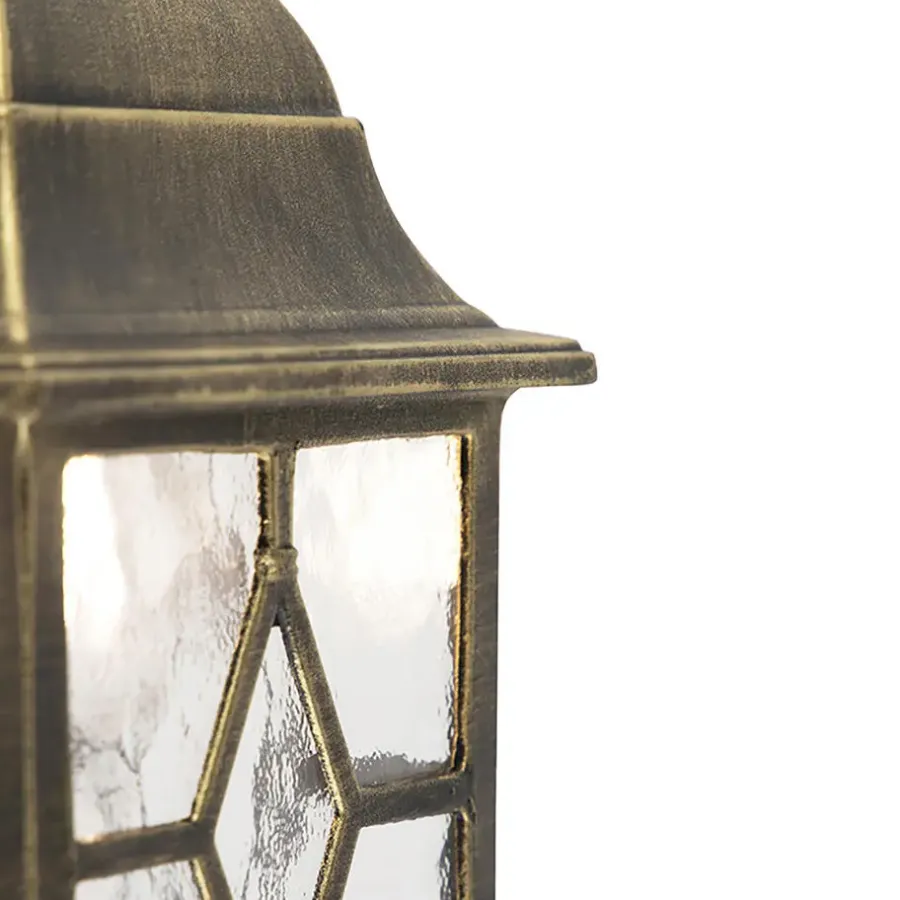Buitenverlichting|Wandlampen-QAZQA wandlampen buiten london bruin e27