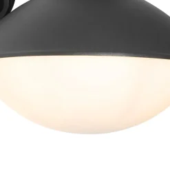 Buitenverlichting-QAZQA wandlampen buiten marcel zwart e27