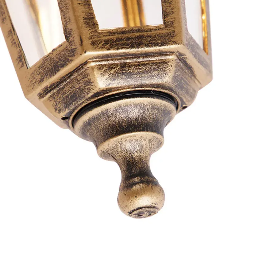 Wandlampen-QAZQA wandlampen buiten new haven goudkleurig e27