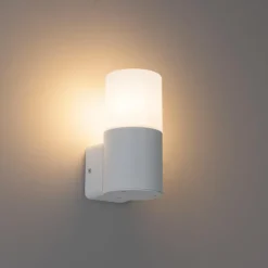 Buitenverlichting|Wandlampen-QAZQA wandlampen buiten odense wit e27