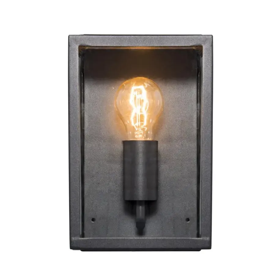 QAZQA wandlampen buiten rotterdam zwart e27