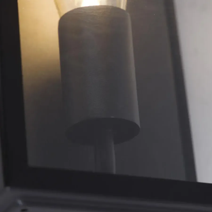 Buitenverlichting|Wandlampen-QAZQA wandlampen buiten rotterdam zwart e27