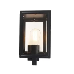 Wandlampen-QAZQA wandlampen buiten sutton zwart e27