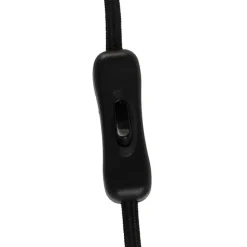 QAZQA wandlampen chappie zwart e27