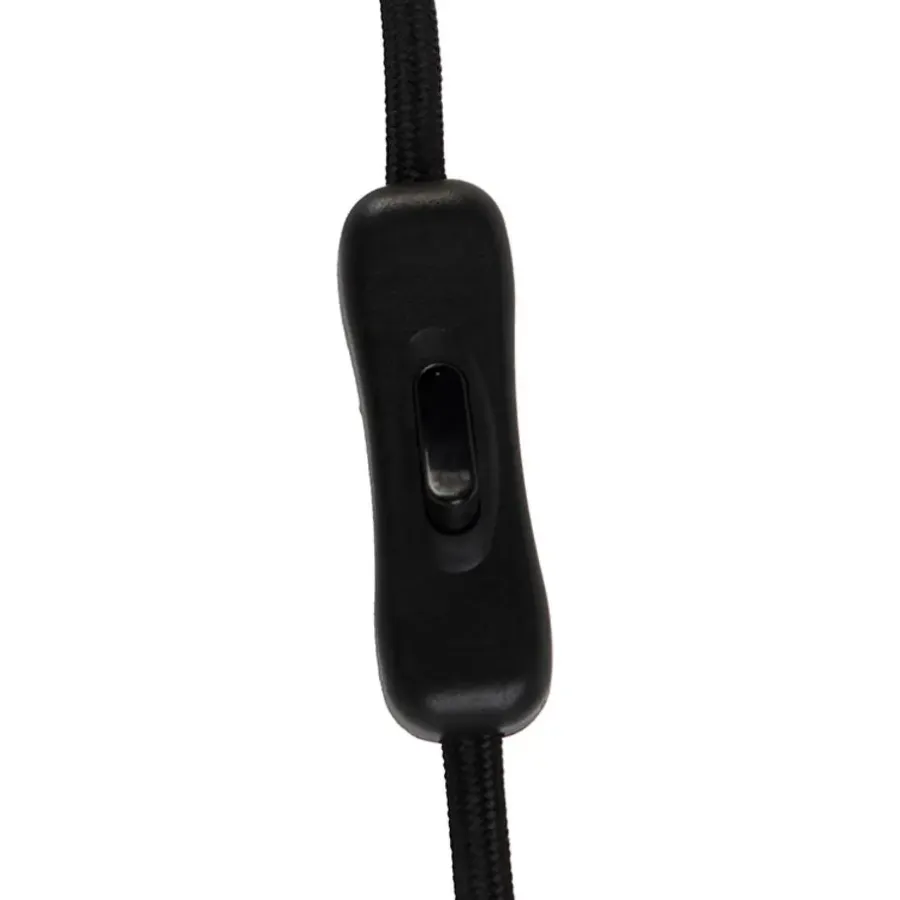 QAZQA wandlampen chappie zwart e27
