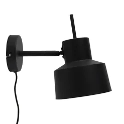 QAZQA wandlampen chappie zwart e27