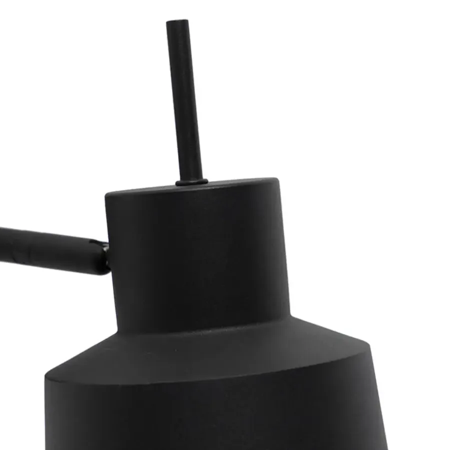QAZQA wandlampen chappie zwart e27