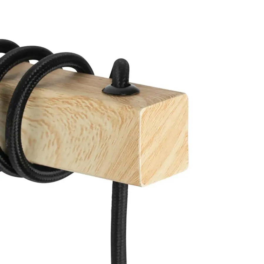Wandlampen-QAZQA wandlampen chon zwart e27