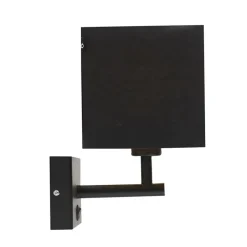 QAZQA wandlampen combi zwart e27