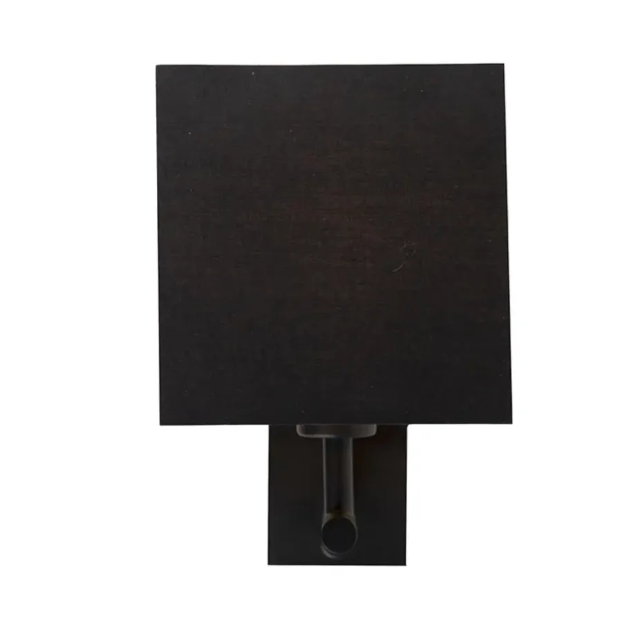 QAZQA wandlampen combi zwart e27