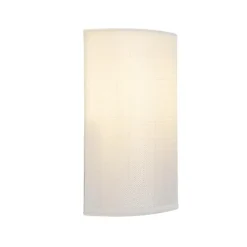 Wandlampen-QAZQA wandlampen drum wit e27