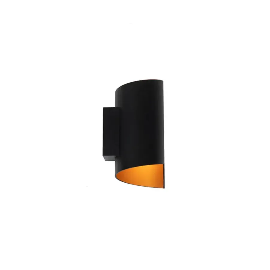 Wandlampen-QAZQA wandlampen faldo zwart g9