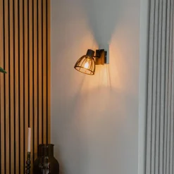 Wandlampen-QAZQA wandlampen fotu zwart e27