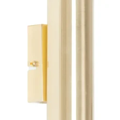 QAZQA wandlampen jeana goudkleurig gu10
