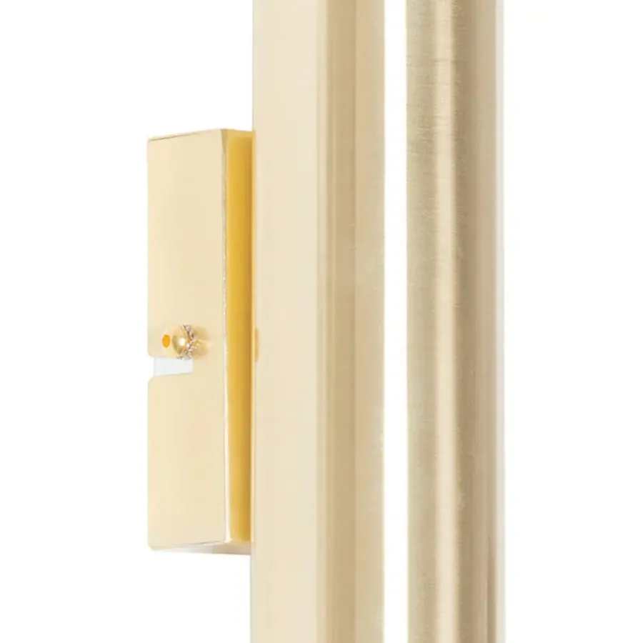QAZQA wandlampen jeana goudkleurig gu10