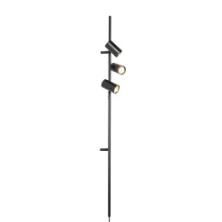 Wandlampen-QAZQA wandlampen jeana luxe zwart gu10
