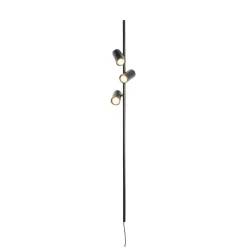 Wandlampen-QAZQA wandlampen jeana luxe zwart gu10