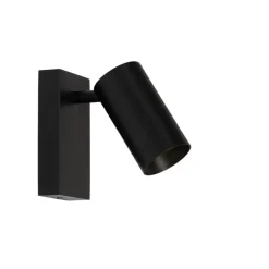 Wandlampen-QAZQA wandlampen jeana luxe zwart gu10