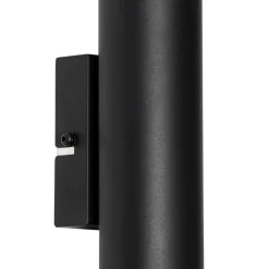 Wandlampen-QAZQA wandlampen jeana zwart gu10
