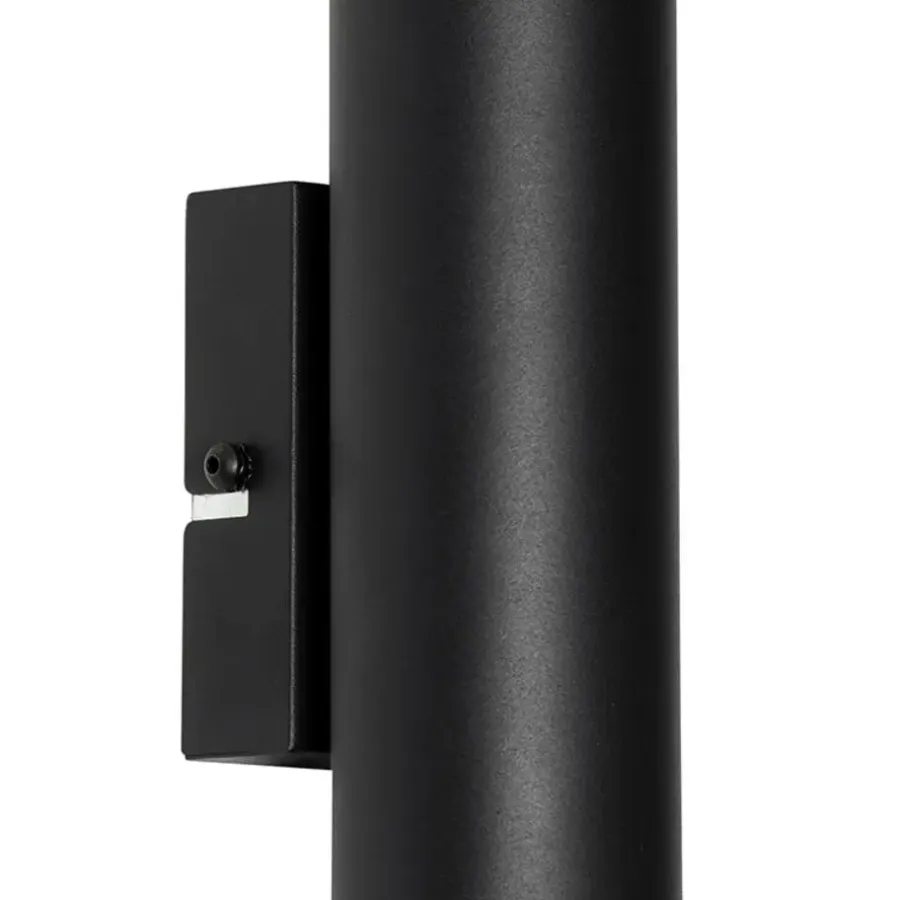 Wandlampen-QAZQA wandlampen jeana zwart gu10