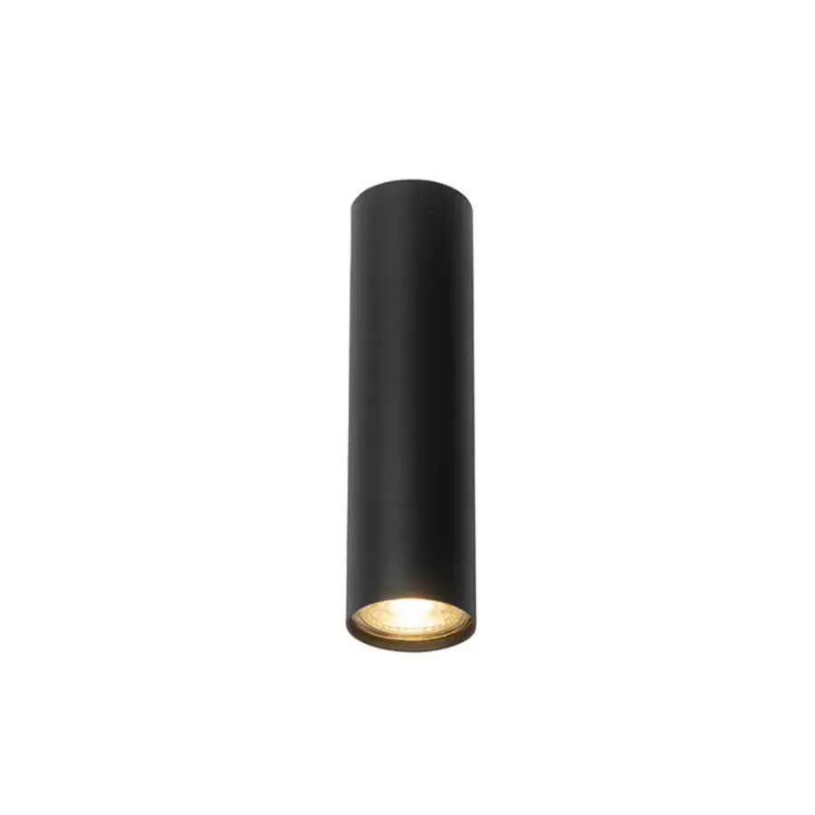 Wandlampen-QAZQA wandlampen jeana zwart gu10