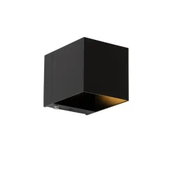 Wandlampen-QAZQA wandlampen joris zwart geïntegreerde led