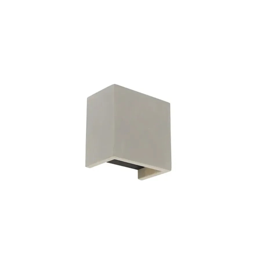 QAZQA wandlampen meave wl grijs g9