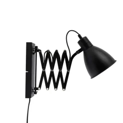 QAZQA wandlampen merle zwart e27