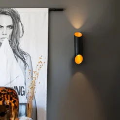 Wandlampen-QAZQA wandlampen organa zwart gu10