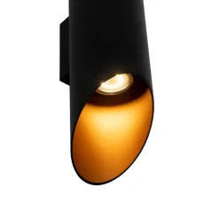 Wandlampen-QAZQA wandlampen organa zwart gu10