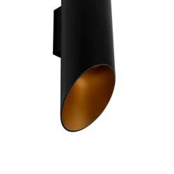Wandlampen-QAZQA wandlampen organa zwart gu10