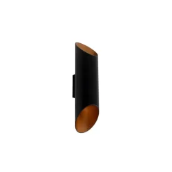 Wandlampen-QAZQA wandlampen organa zwart gu10