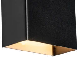 QAZQA wandlampen otan zwart g9